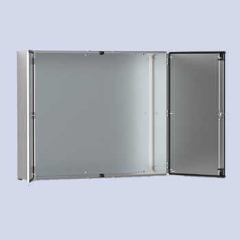 Stainless steel wall-mounting case double door